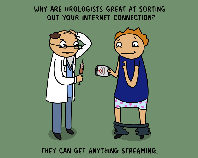 Urology Joke of the Day - Why are Urologists great at.